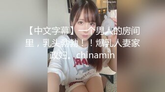 【中文字幕】一个男人的房间里，乳头勃勃！！爆乳人妻家政妇。chinamin