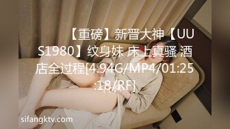 ⭐⭐⭐ 【重磅】新晋大神【UUS1980】纹身妹 床上真骚 酒店全过程[4.94G/MP4/01:25:18/RF]