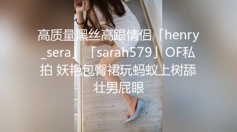 高质量黑丝高跟情侣「henry_sera」「sarah579」OF私拍 妖艳包臀裙玩蚂蚁上树舔壮男屁眼