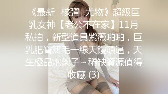 《最新☀核彈☀尤物》超級巨乳女神【老公不在家】11月私拍，新型道具紫薇啪啪，巨乳肥臀無毛一線天饅頭逼，天生極品炮架子～稀缺資源值得收藏 (3)