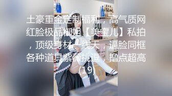 土豪重金定制福利，高气质网红脸极品御姐【美宝儿】私拍，顶级身材一线天，逼脸同框各种道具紫薇挑逗，撸点超高 (19)