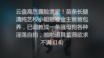 云盘高质露脸泄密！苗条长腿清纯艺校小姐姐被金主爸爸包养，已调教成一条骚母狗各种淫荡自拍，啪啪道具紫薇欲求不满 (16)